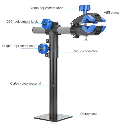 Estante de Montaje en Pared para Bicicletas, Estante de Reparación de Bicicletas de Material de Acero Al Carbono ABS + para el Hogar para Bicicletas