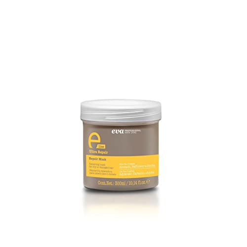 Eva Professional | E-Line Repair Mask | Mascarilla para Cabello Seco, Dañado | Hidrata, Nutre y Repara el Cabello | sin Parabenos, sin Sulfatos | 1000 ml