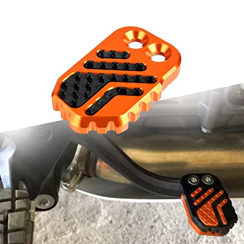 Extensión de Pedales de Freno para 790 Adventure R/S 950/990/1050/1090/1190 Adventure para KTM 1090/1190 Adventure R 1290 Super Adventure 690 Enduro 390 Adventure 890 Adventure-Naranja+Negro