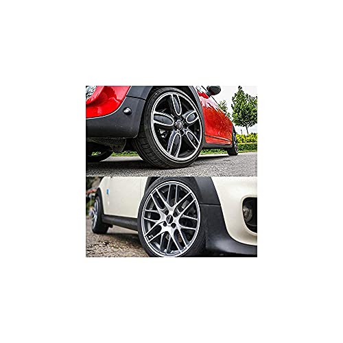 FASDTBA 4 Piezas Coche Tapas Centrales De Llantas Cubiertas, para BMW Mini Cooper S JCW R53 R52 R55 Clubman Countryman La Cubierta Decorativa con Accesorios De Estilo del Logotipo