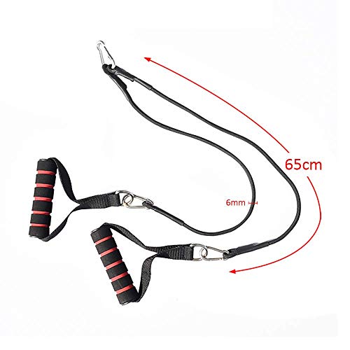 FBSPORT Poleas Gimnasio para Casa Rodillo de Muñeca Fitness Maquina para Antebrazo para Entrenamiento de Fuerza Gimnasios en el hogar Ejercitador de Entrenamiento (Fitness Set)