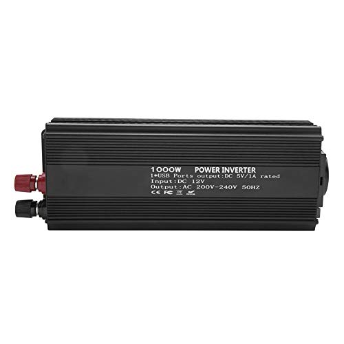 Fdit Inversor de onda sinusoidal 200 V ~ 240 V 1000 W Potencia con panel solar Inverter 10 ~ 15 V Power Inverter Sine Wave Inverter Solar convertidor para uso doméstico