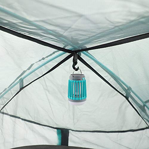 FE Active Tienda de Campaña 4 Personas – Tienda de Camping 4 Estaciones de Alta Cualidad para 3 o 4 Personas con Cubierta Impermeable, Postes de Aluminio. Todas las Temporadas I Diseñado en California