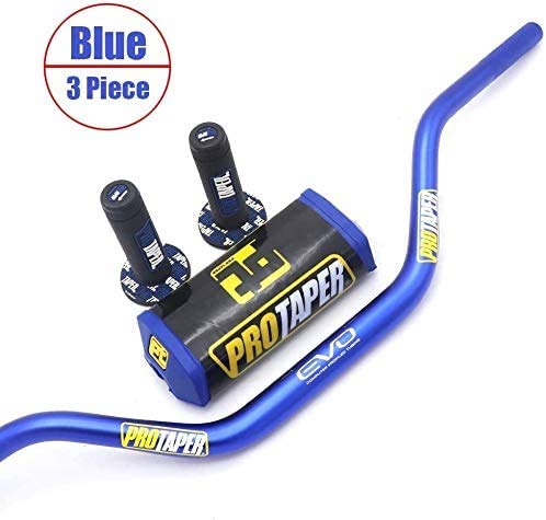 Felicey perfectamente aplicable para Práctico-Moto Accesorios 28MM alta motocicleta Manillares Fat Bares + Puños Protaper cojín de la barra for la suciedad bicicletas SUZVKI RMZ450 RMZ250 DRZ400 1 pie