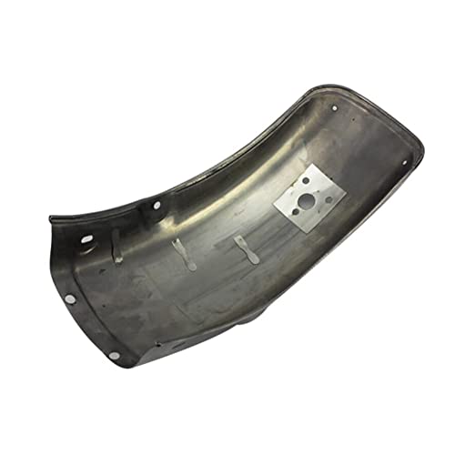 Fender de la motocicleta, Cubierta de guardia de salpicaduras Compatible with Haojue Compatible with Su-zuki Compatible with GN125 GN125F GN125H HJ125-8 12 5cc pulido de acero inoxidable de espalda de