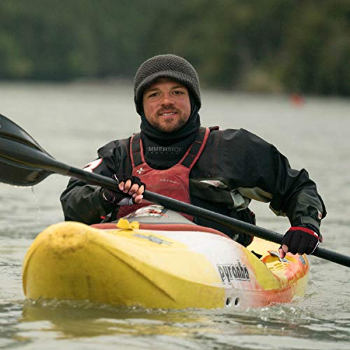 FitsT4 Sports Guantes de vela con palma acolchada de 3/4 dedos - Parte trasera de malla para mayor comodidad, perfectos para navegar, remar, hacer piragüismo, kayak [rojo - Medio]