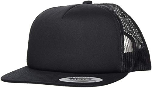 Flexfit Foam Trucker Gorra, Negro, Talla única Unisex Adulto