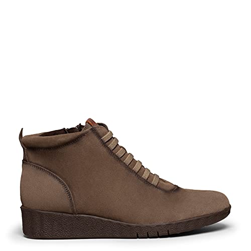 Flexy Zapatillas Abotinadas Taupe – Hidrófuga