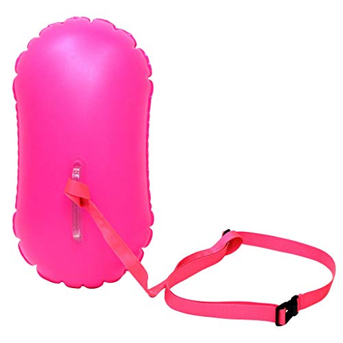 Floss - Floss de seguridad para nadar, impermeable, movimiento hinchable para aguas abiertas, triatlón y esnórquel.