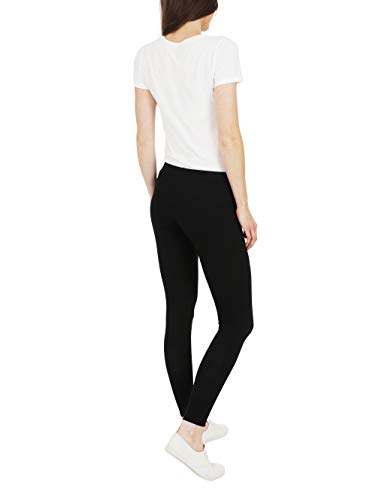 FM London Casual Leggings, Negro, XXL para Mujer (3-Pack)