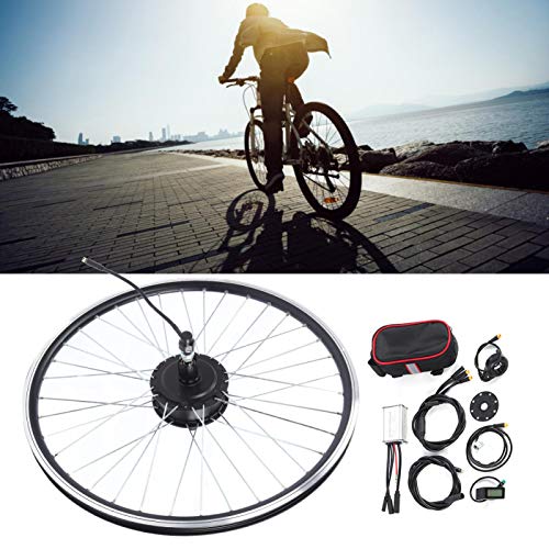 FOLOSAFENAR Kit eléctrico de conversión de Bicicleta, Gran Velocidad de Registro de Suministro de Corriente 48V250W Kit eléctrico de conversión de Bicicleta de montaña para Bicicleta de montaña para