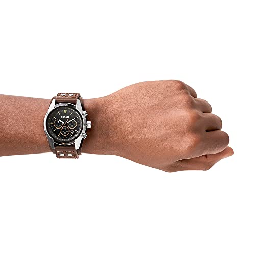 Fossil Reloj Coachman para hombre, de acero inoxidable, con cronógrafo, CH2891