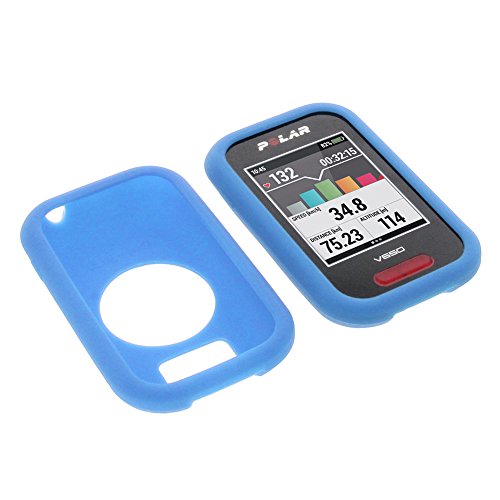 foto-kontor Funda para Polar V650 Protectora Silicona Carcasa protección Azul