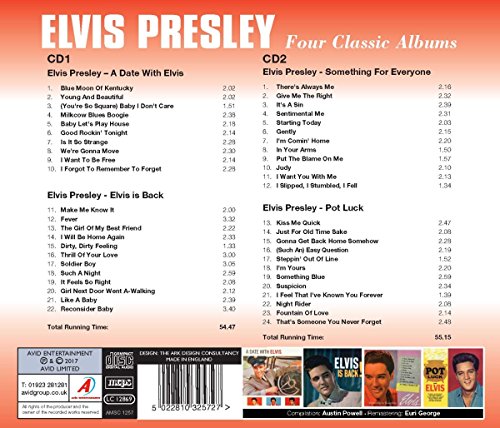 Four Classic Albums (A Date With Elvis / Elvis Is Back / Something For Everyone / Pot Luck)