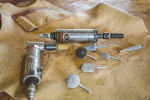 Fresa giratoria de Esférica Kutzall Extreme, eje de 1/4", Muy Gruesa - Carburo de tungsteno abrasivo, 1" (25.4mm) de diámetro, SX-1C