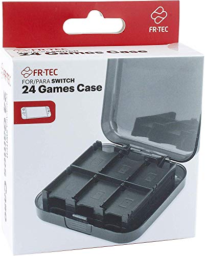 FR·TEC - Funda para almacenamiento de 24 juegos, para Nintendo Switch