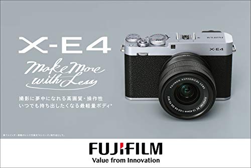 Fujifilm X-E4 Cuerpo, Color Plateado