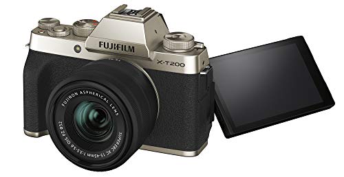 Fujifilm X-T200 Cámara digital sin espejo w/XC15-45mm Kit - Champagne Gold