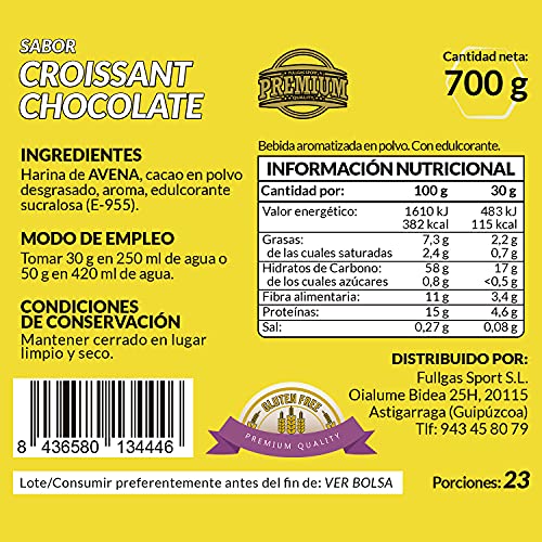 FullGas - AVENA LIBRE DE GLUTEN Croissant chocolate 700g