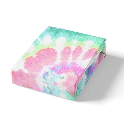 Funda de edredón estilo bohemio psicodélico de doble tamaño para niños, niñas, adolescentes, bohemio, gitano, juego de ropa de cama con espiral exótica colorida para habitación decorativa