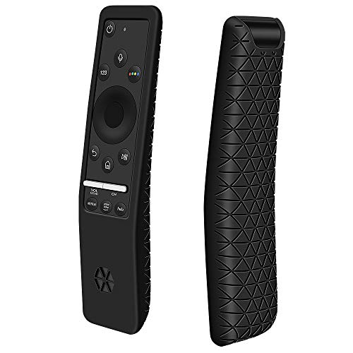 Funda para Mando TV Samsung BN59-01312A BN59-01259B BN59-01274A Remote Carcasa Antideslizante Funda Protectora de Silicona Compatible con Mando a Distancia Samsung (Negro)