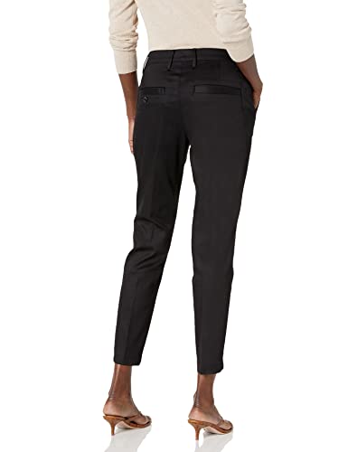 G-STAR RAW Bronson Mid Waist Skinny Chino Pant, Schwarz (Raw Pressed 6960-5185), W24/L30 (Talla del Fabricante: 24W / 30L) para Mujer