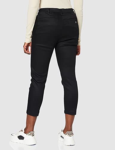 G-STAR RAW Bronson Mid Waist Skinny Chino Pant, Schwarz (Raw Pressed 6960-5185), W24/L30 (Talla del Fabricante: 24W / 30L) para Mujer