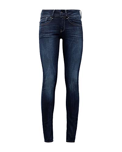 G-STAR RAW Lynn Mid Skinny Vaqueros, Azul (Faded Blue 5245-A889), 25W / 34L para Mujer