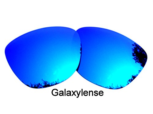 Galaxylense Lentes de reemplazo para Oakley Frogskins para hombre o mujer 55x1.5x43 Regular Azul