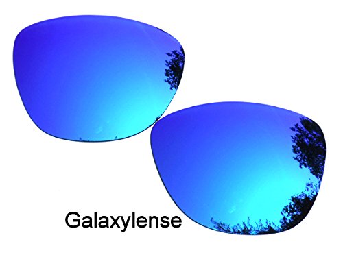 Galaxylense Lentes de reemplazo para Oakley Frogskins para hombre o mujer 55x1.5x43 Regular Azul