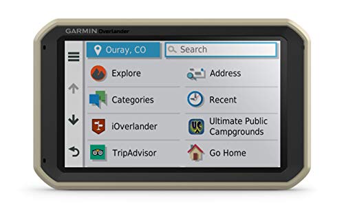 Garmin Overlander GPS Todoterreno para la Navegación en Carretera y Fuera de Ella