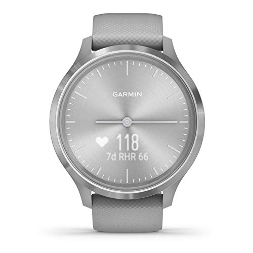 Garmin vívomove 3, Smartwatch híbrido con pantalla oculta, 44 mm Gris