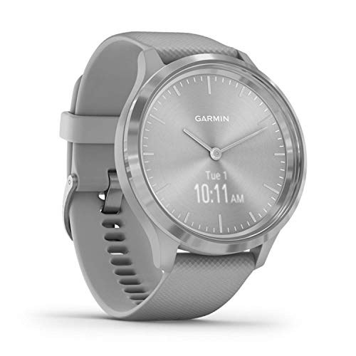 Garmin vívomove 3, Smartwatch híbrido con pantalla oculta, 44 mm Gris