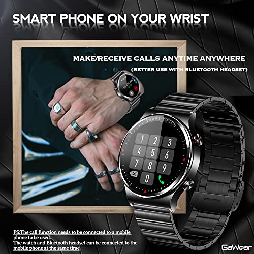 GaWear Reloj Inteligente,Smartwatch Hombre con 8 Modos de Deporte, Pulsómetro,Monitor de Sueño,Podómetro Monitores de Actividad Impermeable IP67 Smart Watch Hombre Reloj Deportivo para Android iOS