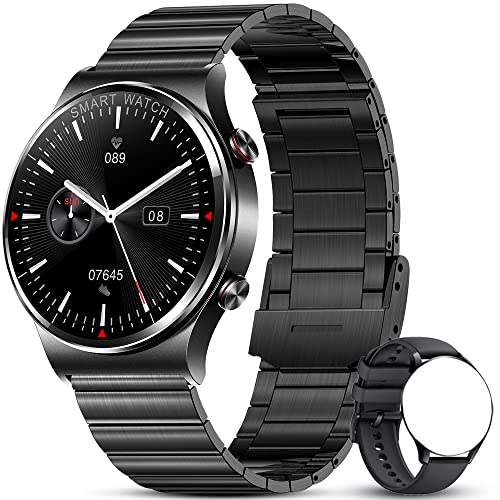 GaWear Reloj Inteligente,Smartwatch Hombre con 8 Modos de Deporte, Pulsómetro,Monitor de Sueño,Podómetro Monitores de Actividad Impermeable IP67 Smart Watch Hombre Reloj Deportivo para Android iOS