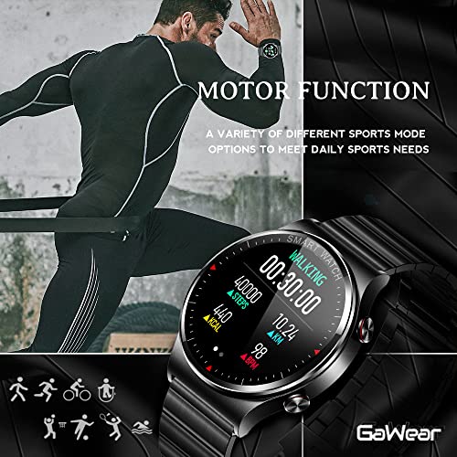 GaWear Reloj Inteligente,Smartwatch Hombre con 8 Modos de Deporte, Pulsómetro,Monitor de Sueño,Podómetro Monitores de Actividad Impermeable IP67 Smart Watch Hombre Reloj Deportivo para Android iOS