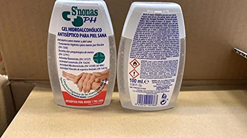 Gel HidroAlcohólico Antiséptico Nonas 100 ml · Envase de Bolsillo · Gel Desinfectante Anti-Bacterias para Piel Sana · Previene Contagio e Infecciones de Virus