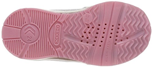 Geox B TODO GIRL A Zapatillas Bebé-Niñas, Plateado, 20 EU