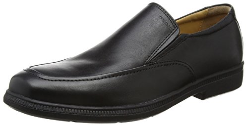 Geox J Federico N, Mocasines Hombre, Negro, 42 EU