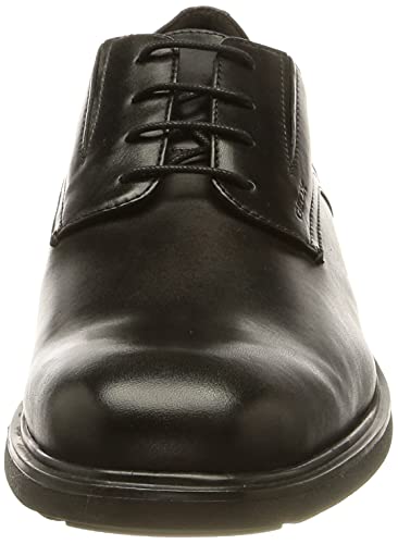 Geox U Dublin A, Oxford Hombre, Black, 47 EU