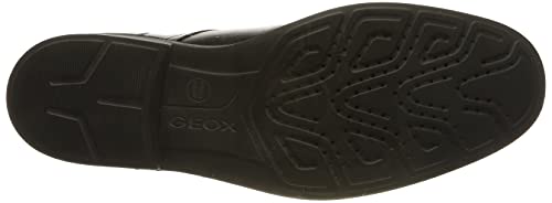 Geox U Dublin A, Oxford Hombre, Black, 47 EU