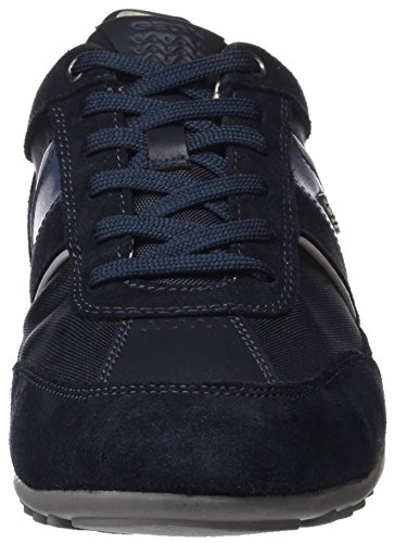 Geox U WELLS C Zapatillas Hombre, Azul (Dk Navy), 45 EU