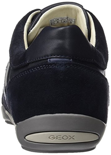 Geox U WELLS C Zapatillas Hombre, Azul (Dk Navy), 45 EU