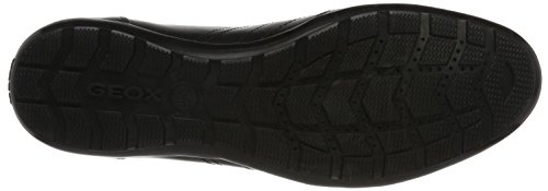 Geox UOMO SYMBOL C Piso Oxford Hombre, Negro (Black), 42 EU