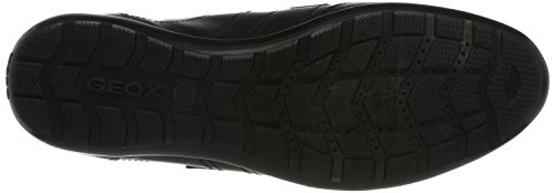 Geox UOMO SYMBOL D Piso Oxford Hombre, Negro (Black), 40 EU