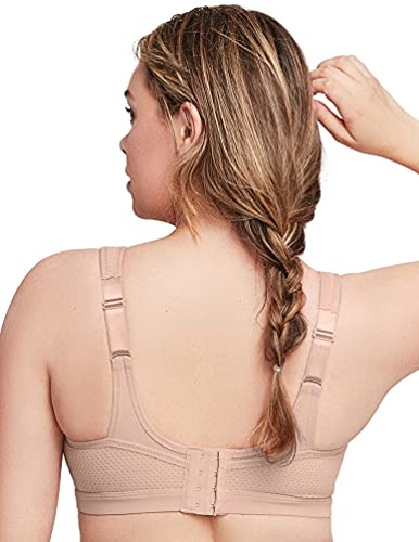 Glamorise High Impact Seamless Sport Bra Underwire #9066 Sujetador Deportivo, Cafetería, 95G para Mujer