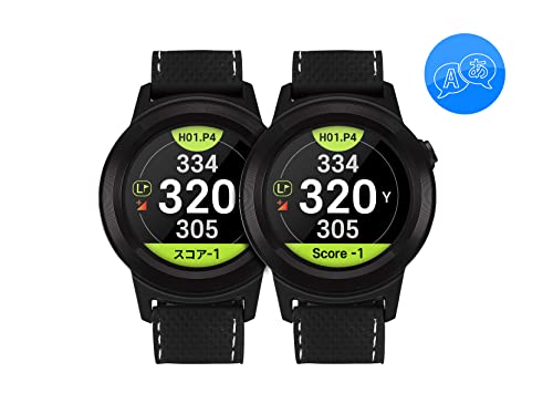 Golf Buddy Reloj GPS de golf W11, pantalla táctil a todo color, precargado con 40.000 campos mundiales, relojes de golf fáciles de usar