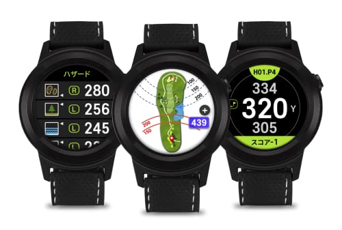 Golf Buddy Reloj GPS de golf W11, pantalla táctil a todo color, precargado con 40.000 campos mundiales, relojes de golf fáciles de usar