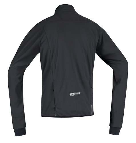 Gore Bike Wear Hombre de Cuenta atrás Windstopper Soft Shell Chaqueta, Hombre, Negro