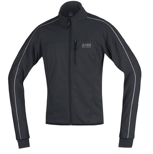 Gore Bike Wear Hombre de Cuenta atrás Windstopper Soft Shell Chaqueta, Hombre, Negro